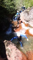 canyoning avec guide valberg beuil moniteur canyon