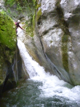 canyoning avec professionnel nice cannes monaco antibes