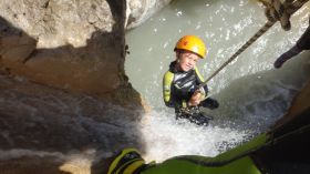 rappel soleil canyoning proche nice